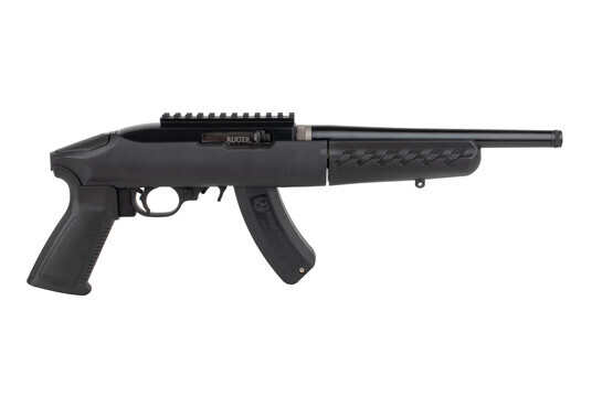 Ruger 1022 charger takedown pistol features a 10 inch barrel